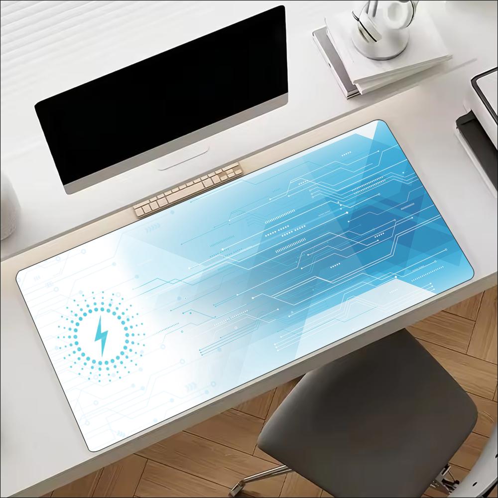 Office Tech Set Up - Alfombrilla de Ratón Extendida con Patrón