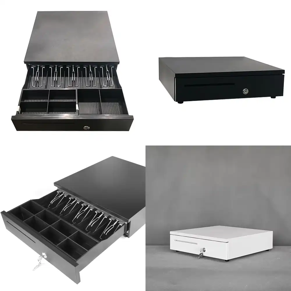 Cash Drawer Pos - Cajón de Efectivo Metálico para Sistemas