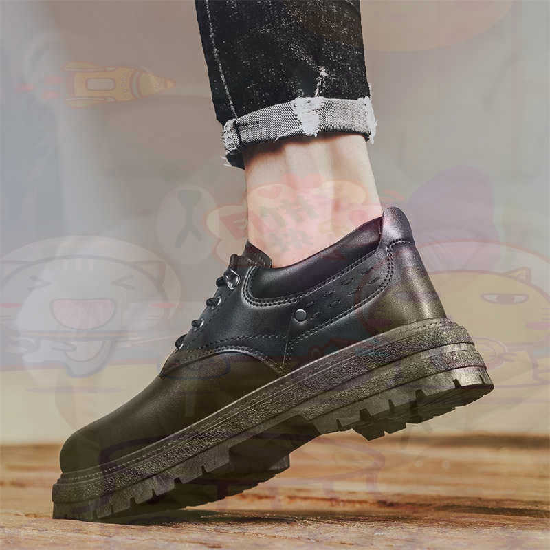 Office Tech Outfits - Zapatillas deportivas de cuero Natural oscuro
