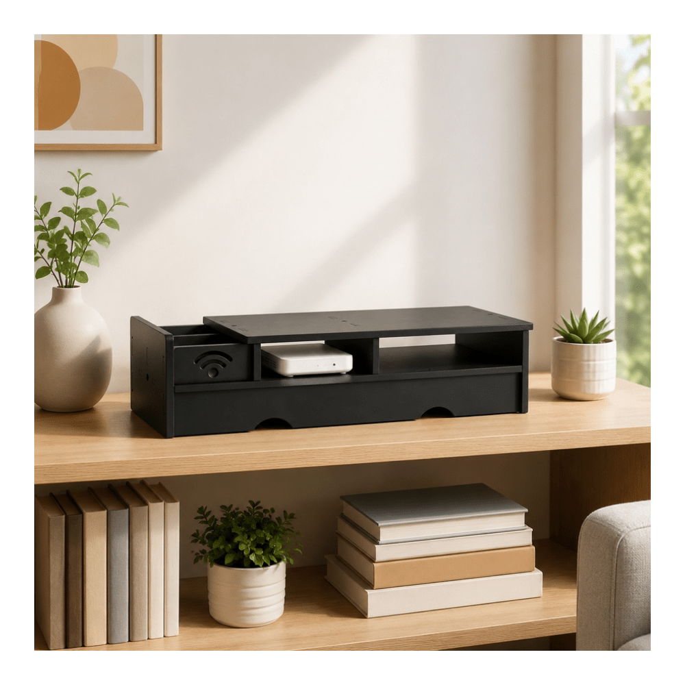 Office Tech Set Up - Caja de Almacenamiento para Router WiFi