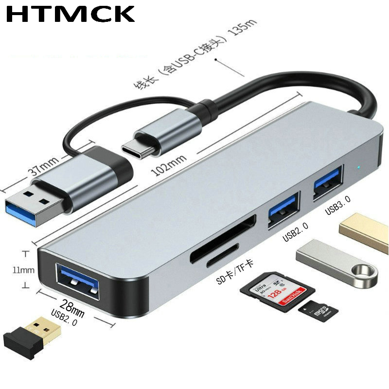 Docking Station Usb C - Hub USB C 8 en 2,