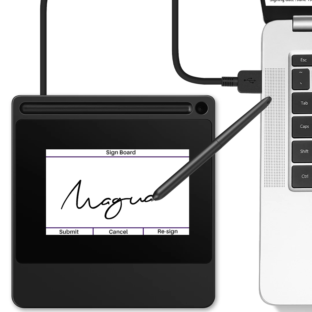 Digital Signature Pad - DS510 Lápiz digital electrónico de 5
