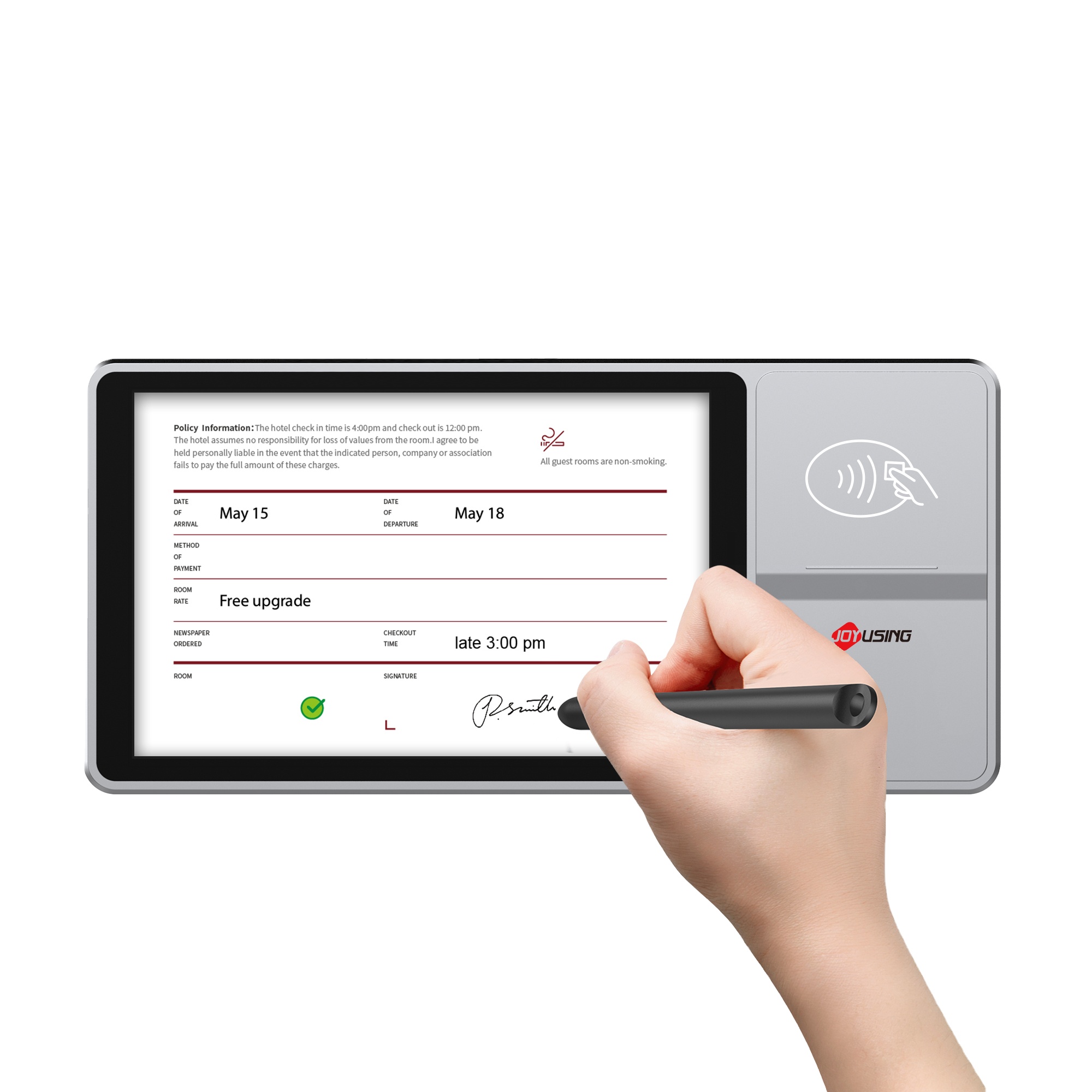 Digital Signature Pad - Escáner de Documentos con Huella Dactilar
