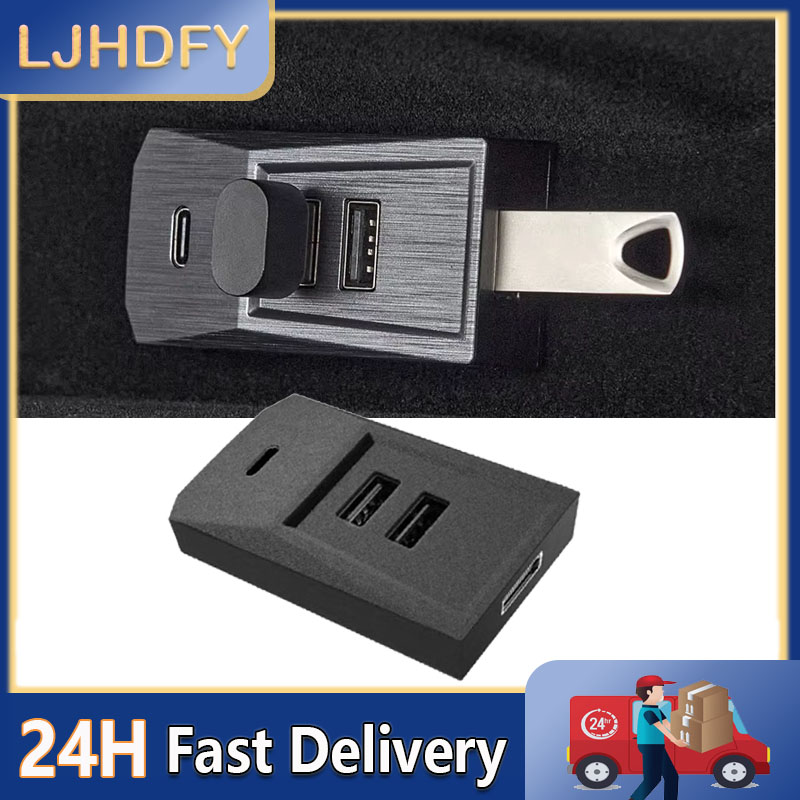 Docking Station Usb C - Estación acoplamiento para guantera coche, concentrador