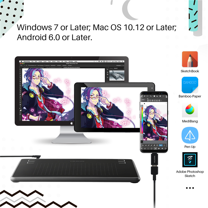 Tableta Gráfica H430P para Dis - Digital Signature Pad reseña y precio