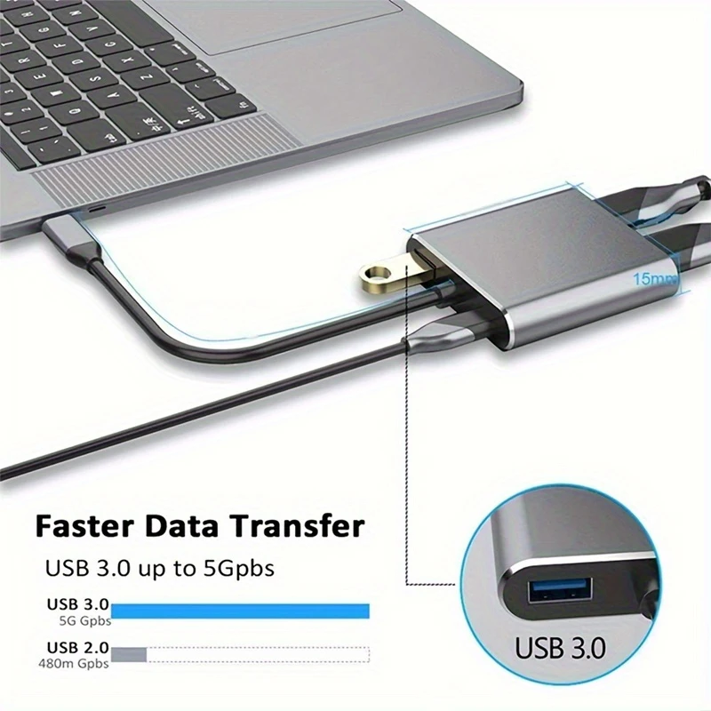 Adaptador multipuerto USB C 4  - Docking Station Usb C reseña y precio