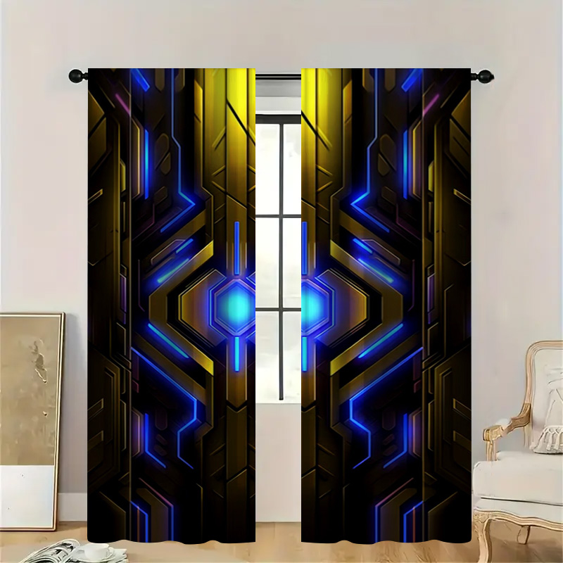 Cortinas de tecnología geométr - Office Tech For Home reseña y precio