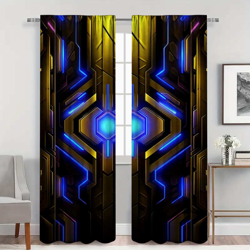 Cortinas de tecnología geométr - Office Tech For Home reseña y precio
