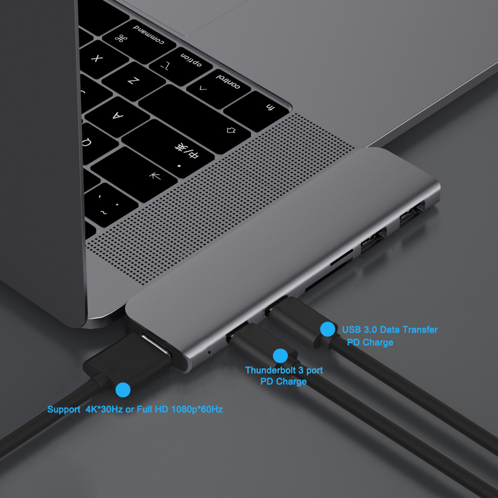 Adaptador USB 3,1 tipo C Hub a - Docking Station Usb C reseña y precio
