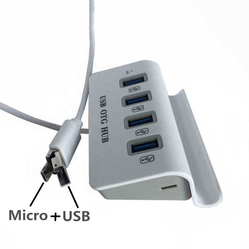 Hub OTG USB, Hub OTG USB2.0 4  - Docking Station Usb C reseña y precio