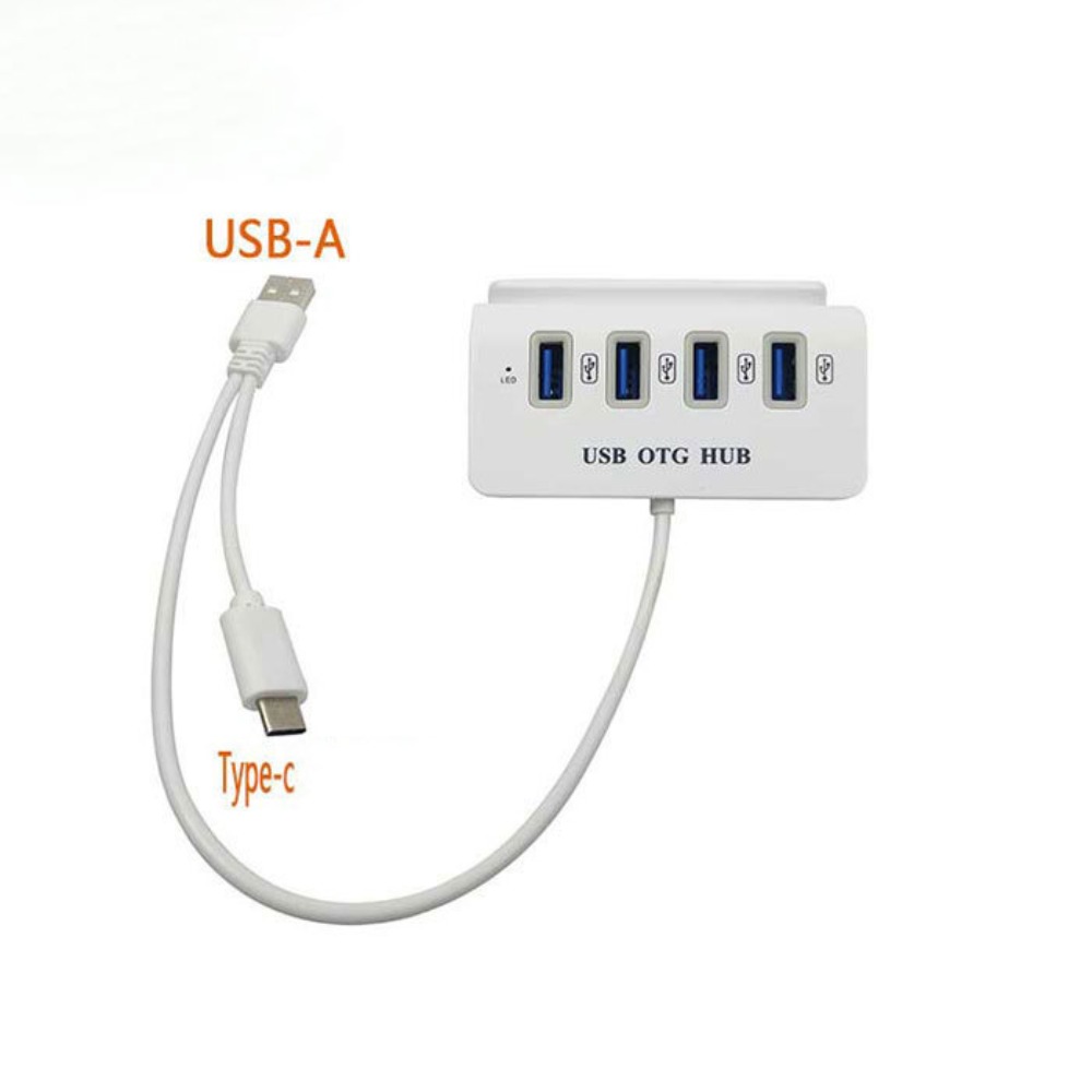 Hub OTG USB, Hub OTG USB2.0 4  - Docking Station Usb C reseña y precio