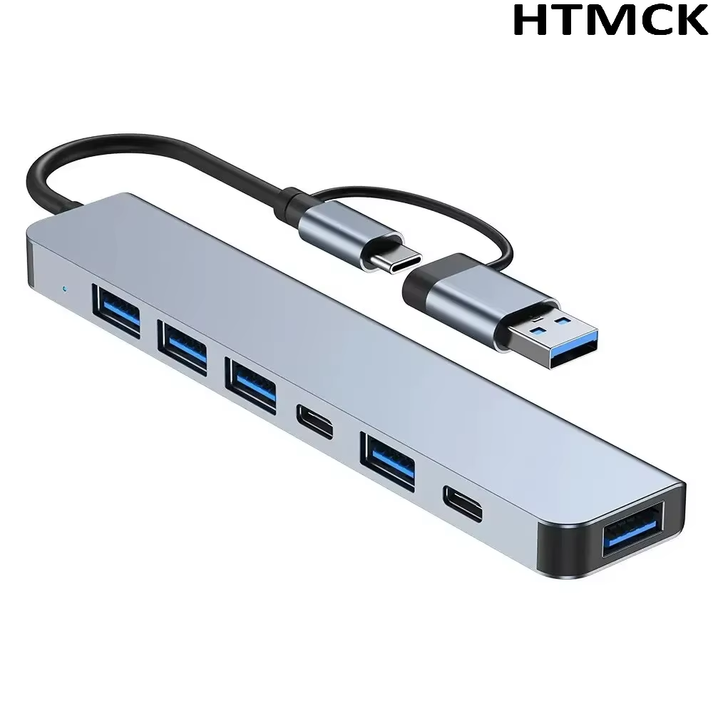 Hub USB C 8 en 2, Estación de  - Docking Station Usb C reseña y precio