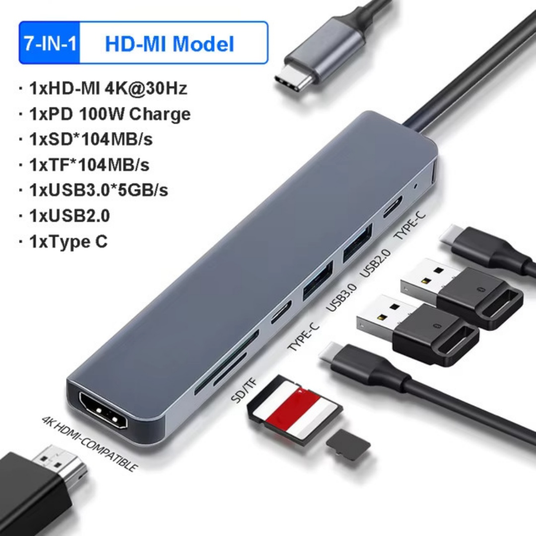 Hub de acoplamiento 4/7/8/11 e - Docking Station Usb C reseña y precio