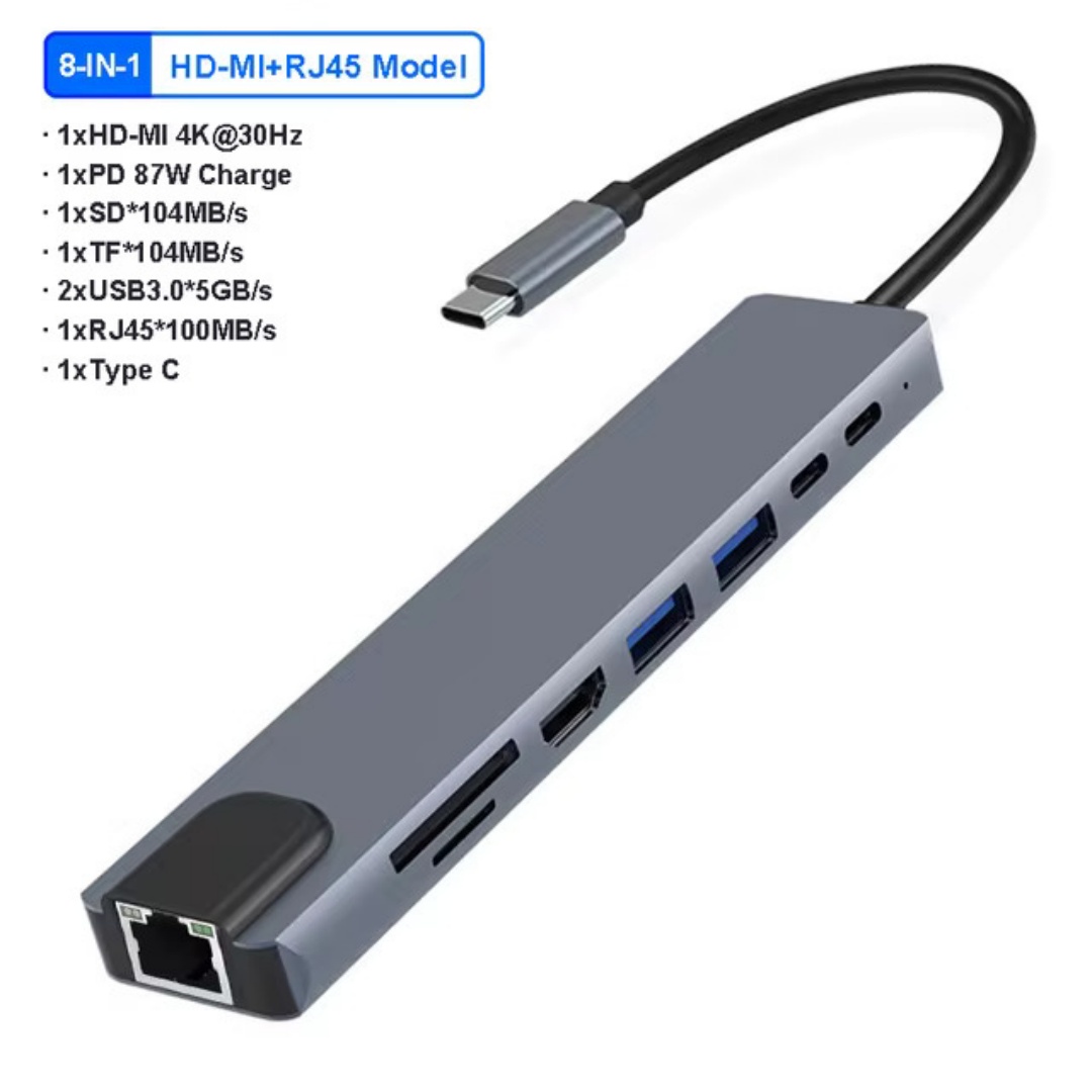 Hub de acoplamiento 4/7/8/11 e - Docking Station Usb C reseña y precio