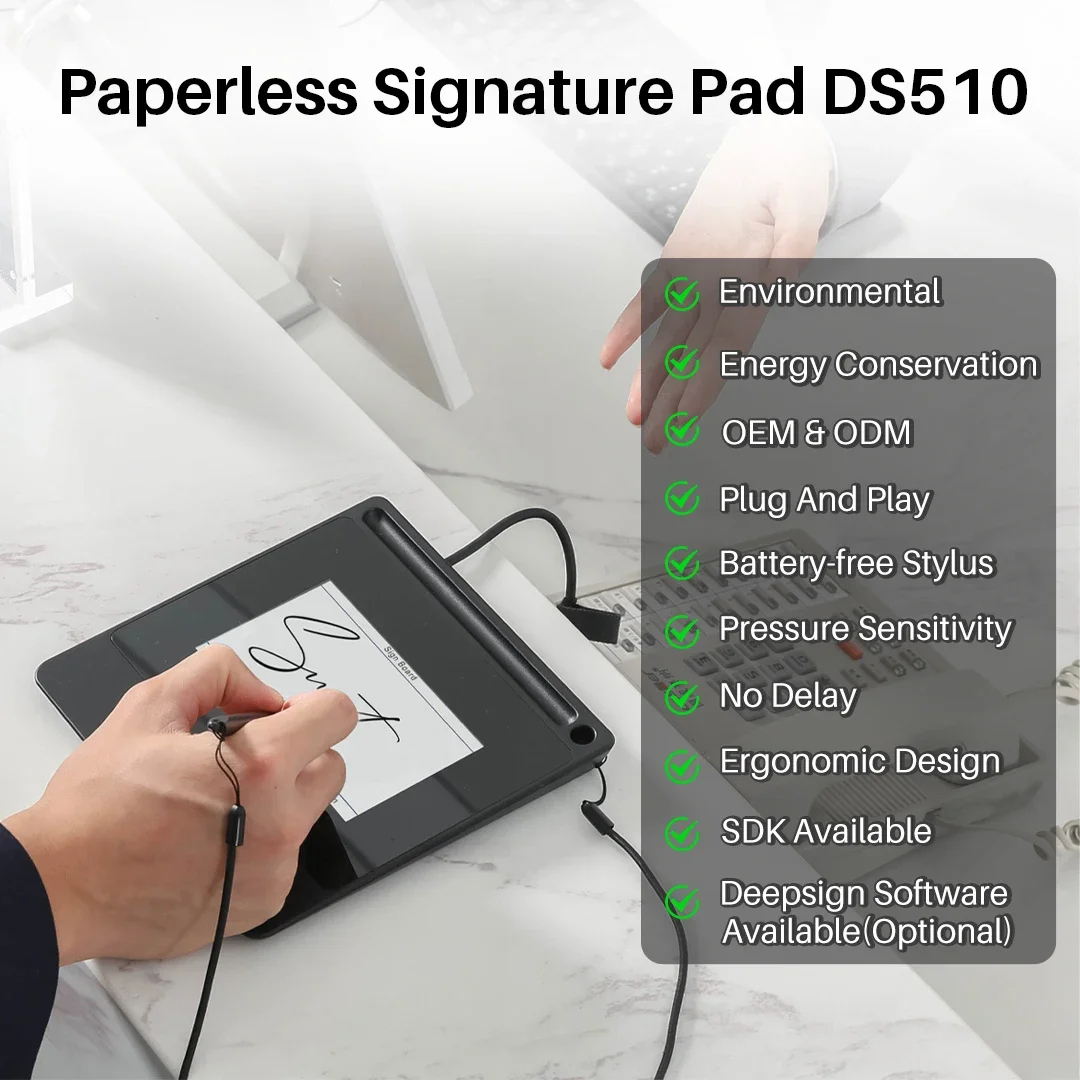 DS510 Lápiz digital electrónic - Digital Signature Pad reseña y precio